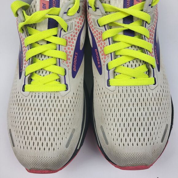 Brooks Ghost 14 Women's Running Shoes White Pink Purple Size 10 M - Picture 8 of 16